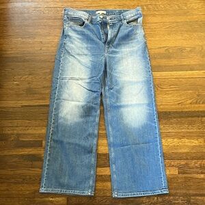 Banana Republic Wide Leg Blue Jeans